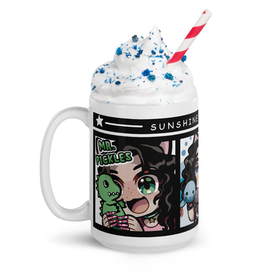 SJ Emotes White glossy mug